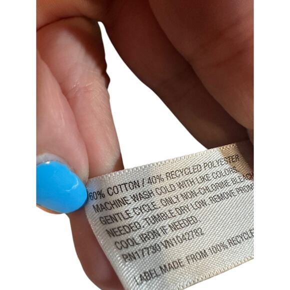 Wild Fable Olive Cropped Hooded Cut Off Casual Pullover Sweatshirt Women Sz S - Picture 9 of 9